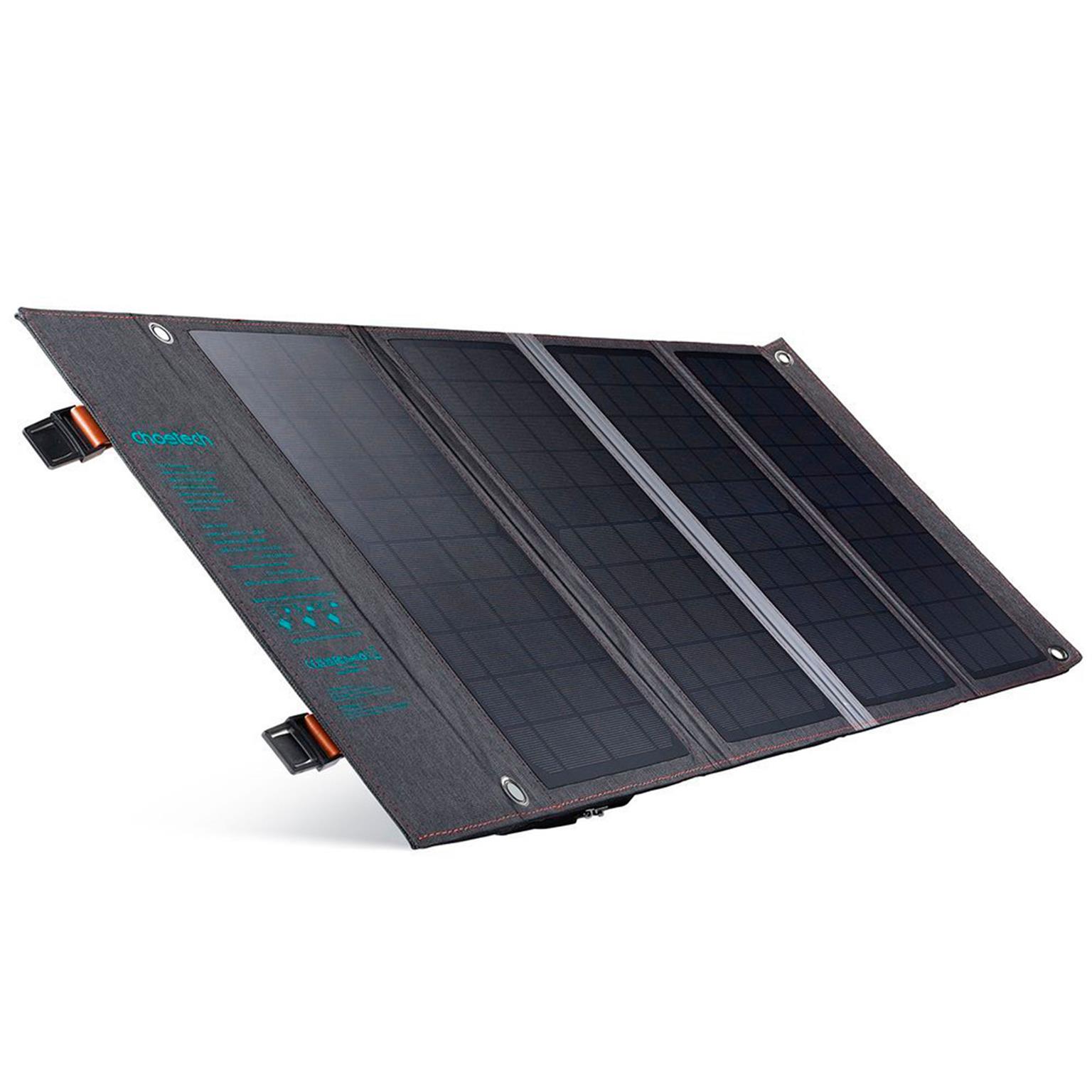 Choetech Reise-Solarladegerät – Faltbares Solar Ladegerät, Solar Ladegerät 36W mit USB-Anschluss – Weiteres Produktbild 1